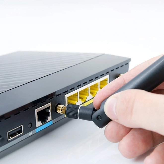 Wi-Fi anténa 2.4/2.5GHz a 5.1/5.8GHz 5dBi okolo pre vnútorné použitie