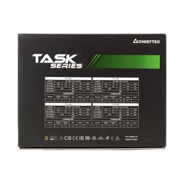 Výkonný zdroj Task 700W s ochranou a certifikátom 80PLUS Bronze