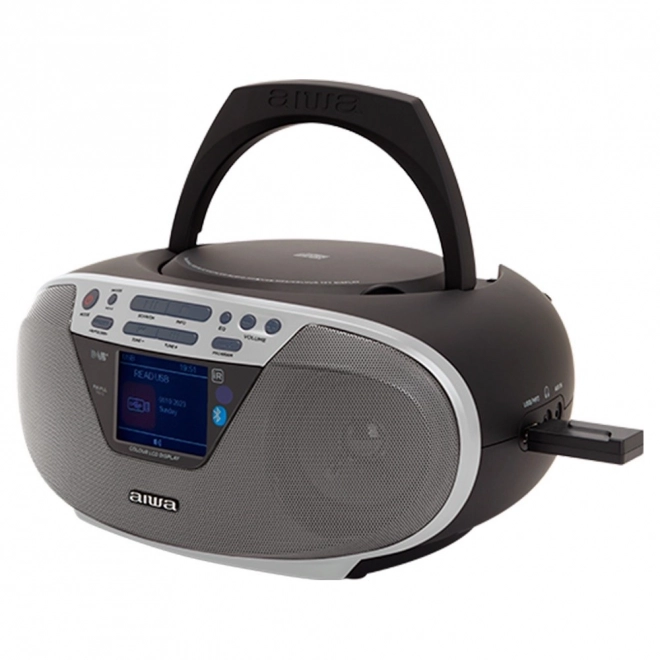 Štýlový prenosný Boombox s CD a DAB+