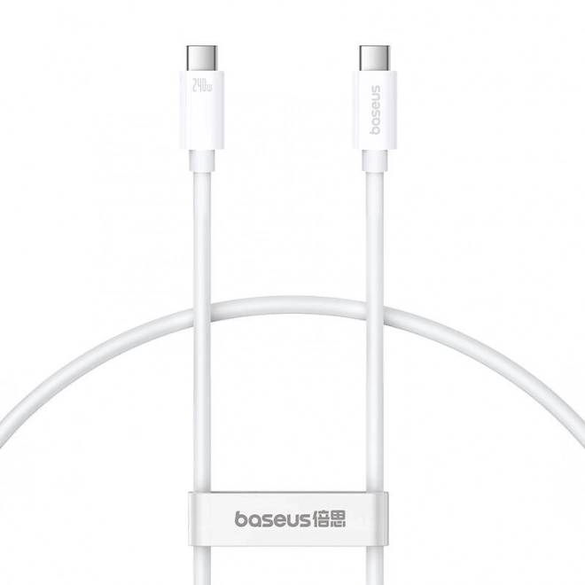 Kábel USB4 USB-C 240W 1m biely Baseus Superior