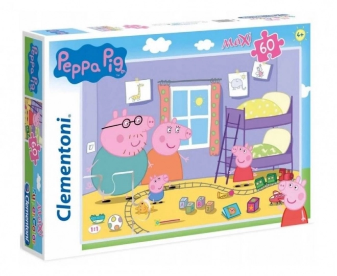 Clementoni puzzle 60 dielikov Maxi Peppa Pig