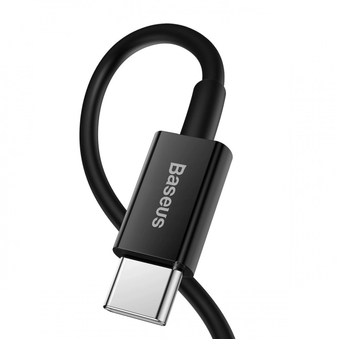 Kábel Baseus Superior Series USB-C na iPhone, 20W, PD, 1m (čierny)