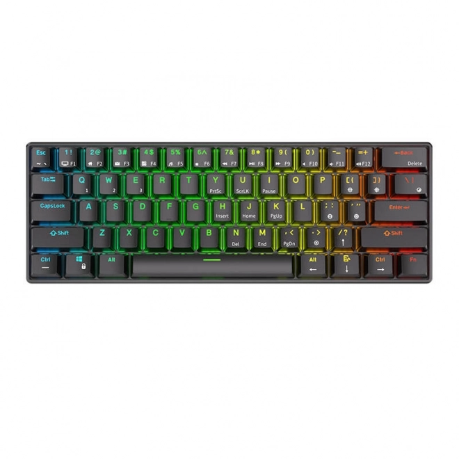 Mechanická klávesnica Royal Kludge RK61 s RGB podsvietením a hnedými spínačmi