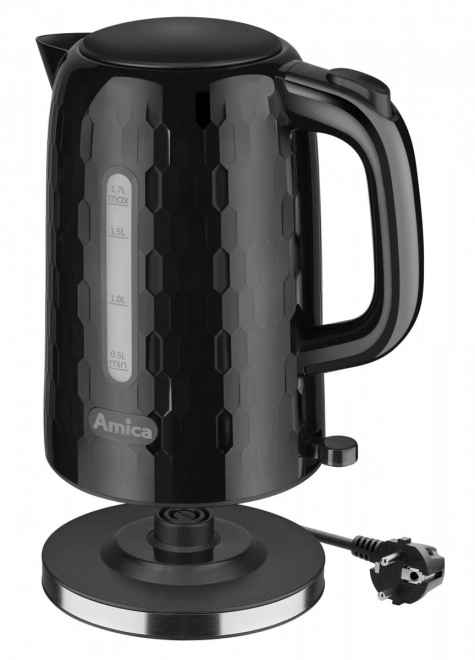 Rýchlovarná kanvica Amica 1.7l čierna