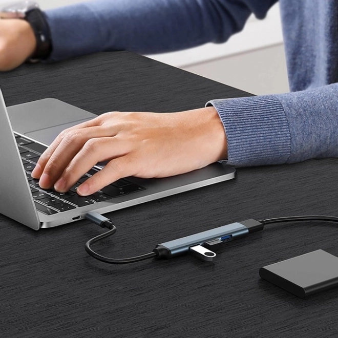 USB-C 3.1 HUB adaptér 4v1