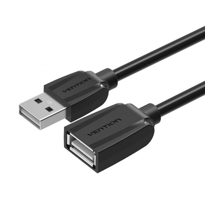 Predlžovací kábel USB 2.0 Vention čierny