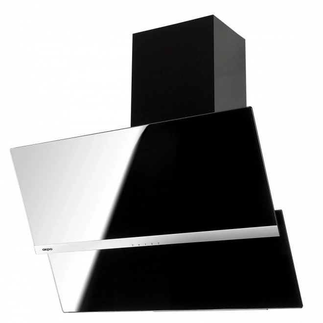 Čierny kuchynský odsávač pár WK-4 Balance eco 60