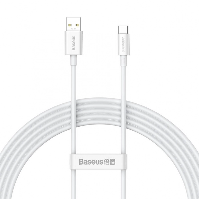 Kábel Baseus Superior Series USB-C, 65W, 2m biely