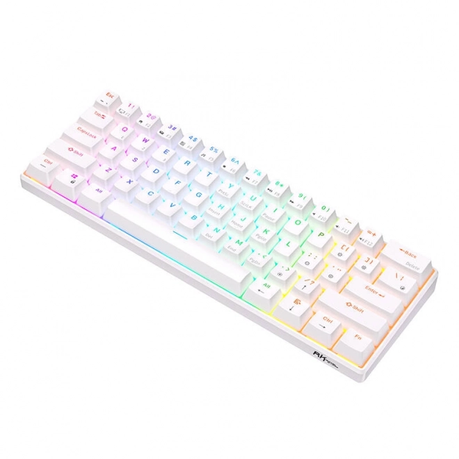 Mechanická klávesnica Royal Kludge RK61 RGB biela