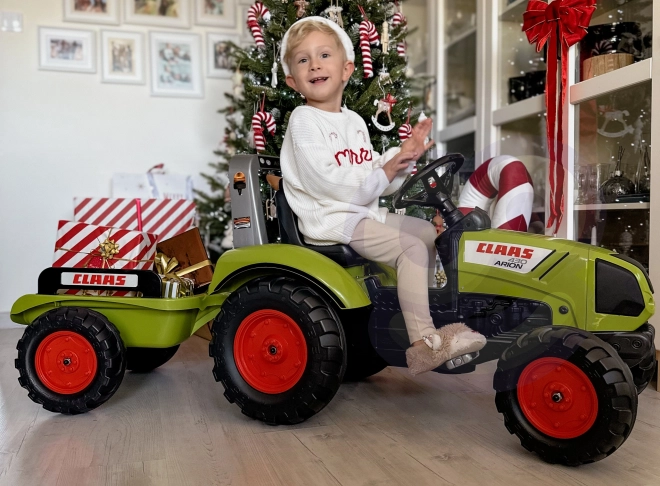 FALK Šliapací traktor Claas Arion 430 s ťažným zariadením