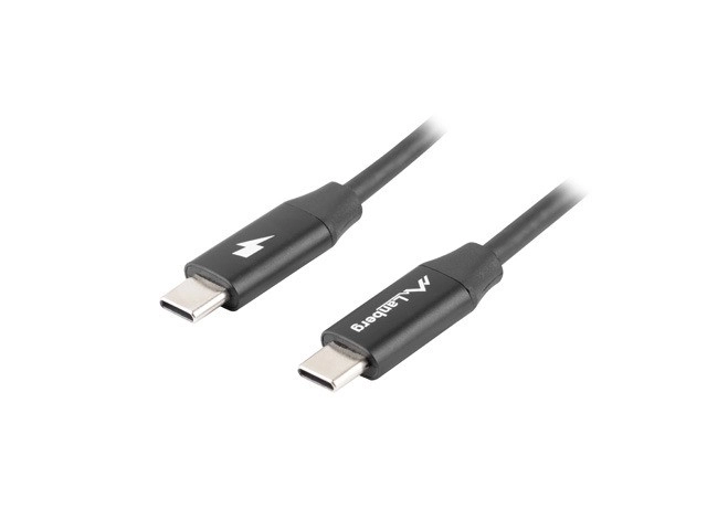 Kábel USB-C s rýchlym nabíjaním čierny 1.8m
