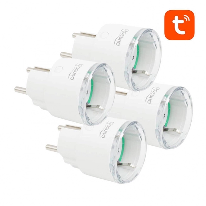 Chytrá zásuvka WiFi Gosund 3680W 16A 4-pack