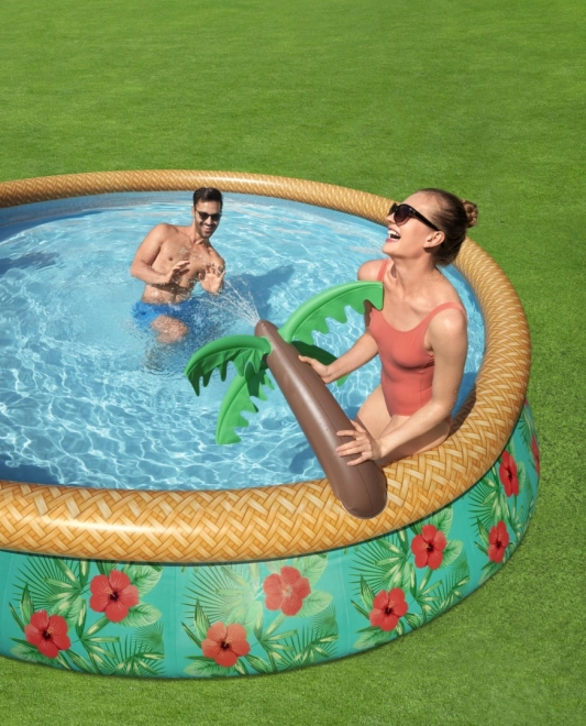 Nafukovací bazén s tropickým sprayerom Bestway 457 x 84 cm