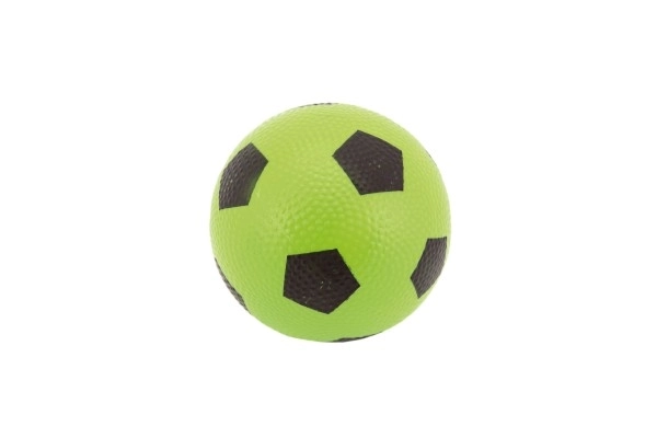 Futbalová lopta z gumy 12 cm mix farieb v sieťke