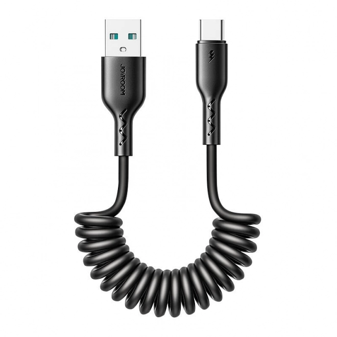 Rýchlonabíjací kábel do auta Joyroom USB-A na USB-C Easy-Travel Series 1,5 m čierny