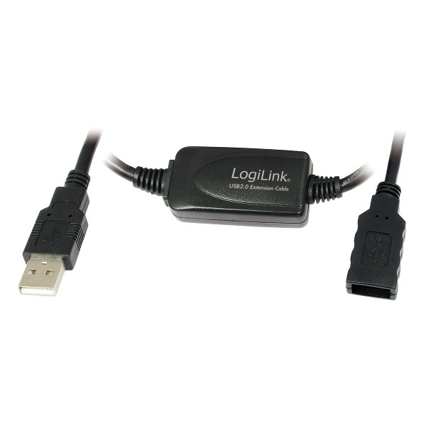 USB predlžovací kábel 2.0 s aktívnym zosilňovačom signálu 10 m
