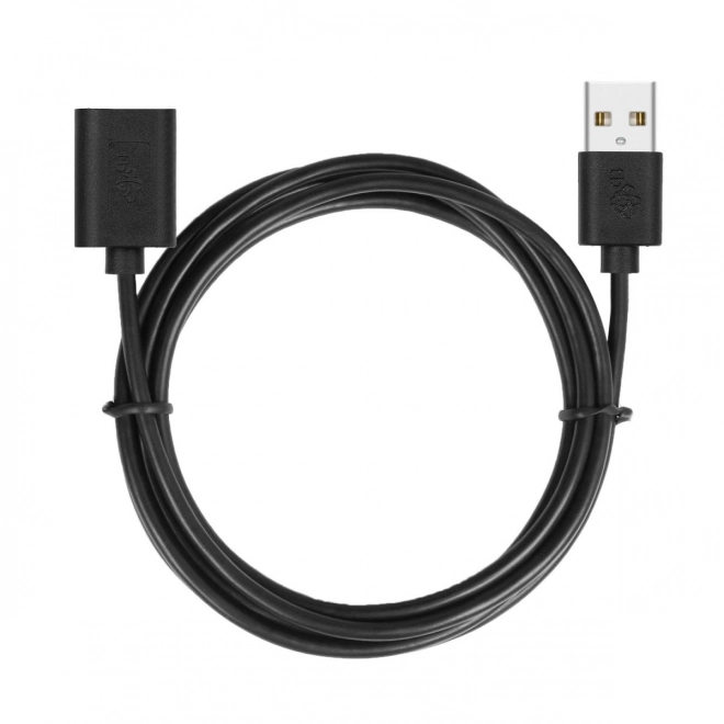 USB predlžovací kábel 1.8 m čierny
