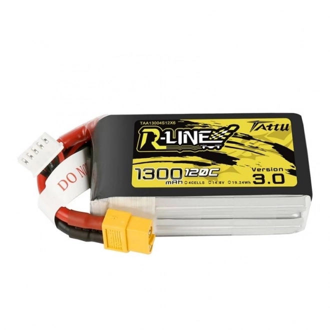 Akumulátor LiPo Tattu R-Line 1300mAh 14.8V 120C Gens Ace XT60