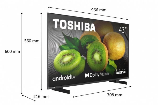 43-palcový televízor LED 43UA5D63DG
