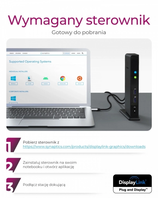 Stolný adaptér ICY BOX s rozšírenými portami