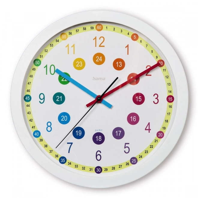 Detské nástenné hodiny Easy Learning 30 cm