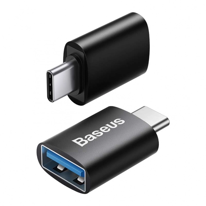 Baseus inteligentný adaptér USB-C na USB-A OTG čierny