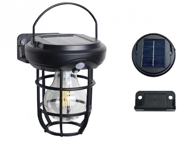 Vodotesná solárna lampa so senzorom pohybu a tromi režimami v LED