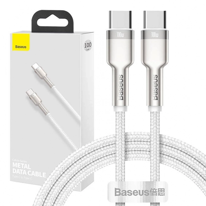 Kábel USB-C na USB-C Baseus Cafule, 100W, 1m