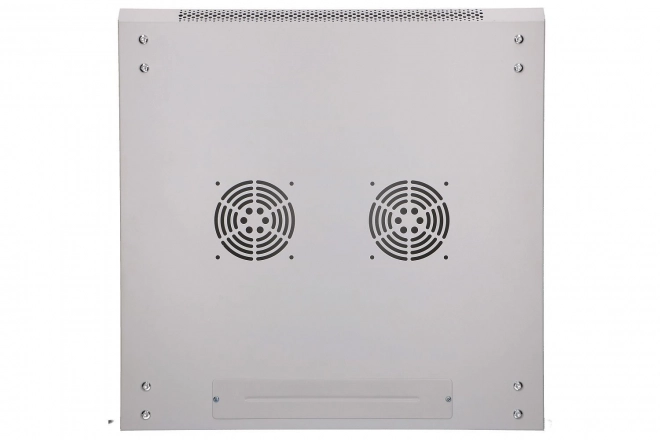 Závesná skrinka RACK 4U 600x600 sivá sklenené dvere