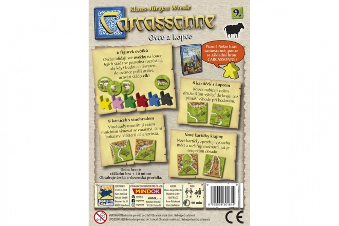 Mindok Carcassonne: Ovce a kopce (9. rozšírenie)