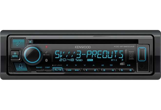 Kenwood autorádio s Bluetooth a DAB+