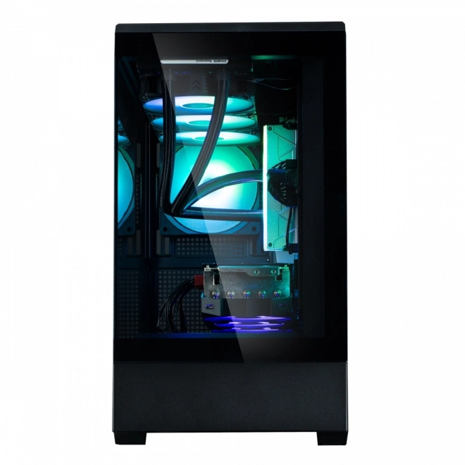 Elegantná herná skriňa MicroATX s RGB osvetlením