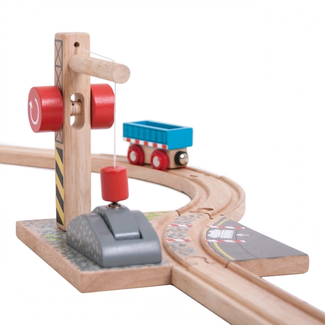 Bigjigs Rail Žeriav so štěrkom