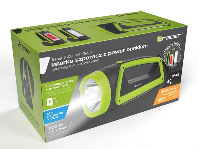 Tracer funkčná svietidlo s PowerBankom