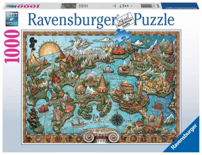 Ravensburger Puzzle Tajomná Atlantída - 1000 dielikov