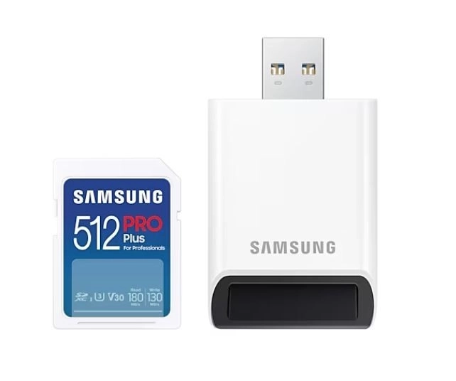 Samsung pamäťová karta SD PRO Plus 512GB s čítačkou