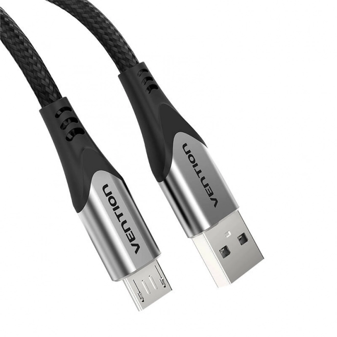 Kábel USB 2.0 A na Micro USB Vention 3A 3m sivý