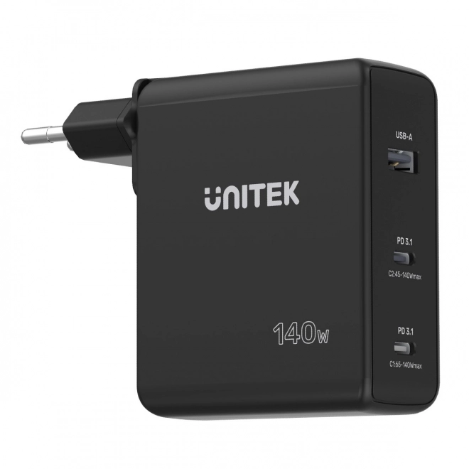 Nabíjačka Gan 3 Porty 2x USB-C 1x USB-A 140W