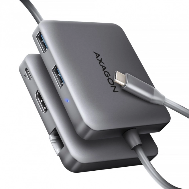Viacportový USB-C hub s HDMI rozlíšením 4K a napájaním PD 100W