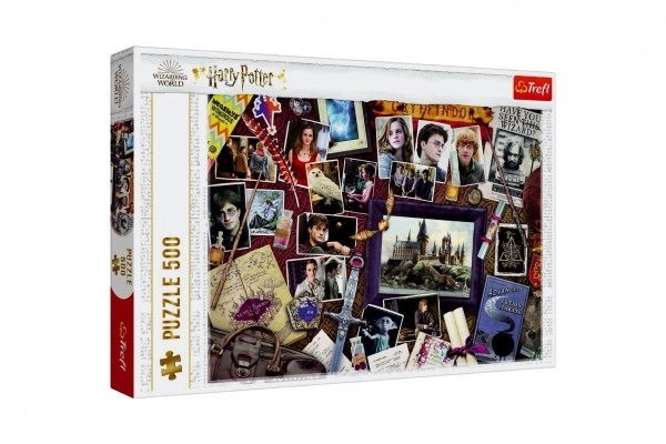 Puzzle Harry Potter: Vzpomienky na Rokfort 500 dielikov