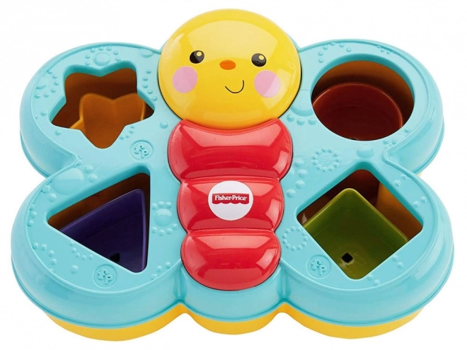 Fisher-Price pestrofarebný motýľ skladačka