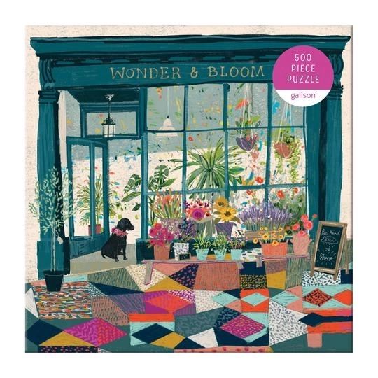 Čtvercové puzzle Květinárstvo Wonder&Bloom 500 dielikov