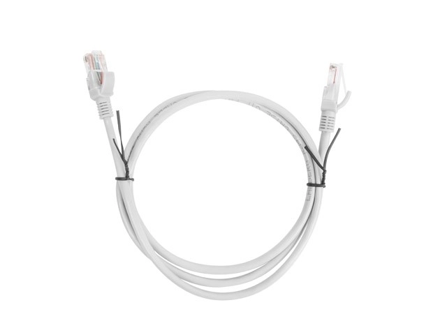 Patchcord kat.5e 1m sivý