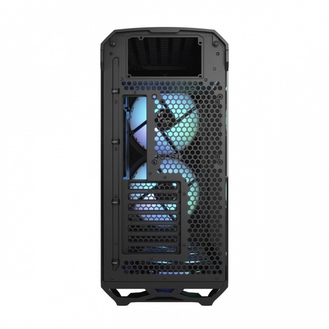Čierna skriňa Torrent RGB Light Tint s 5 ventilátormi ATX