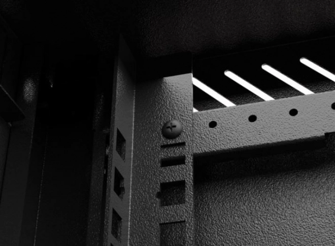 Závesná inštalačná skriňa Lanberg Rack WF11 10" 4U 300x300 čierna