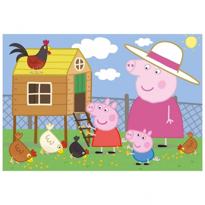 Peppa Pig Slepičky puzzle 24 dielkov