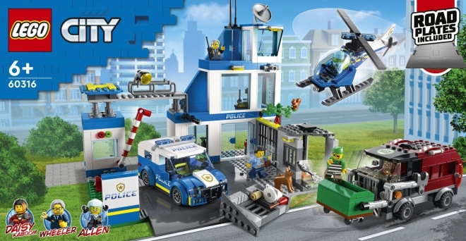 LEGO City 60316 Policajná stanica