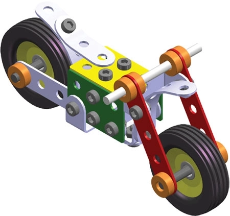 Stavebnica Merkur Motocykel 10 modelov