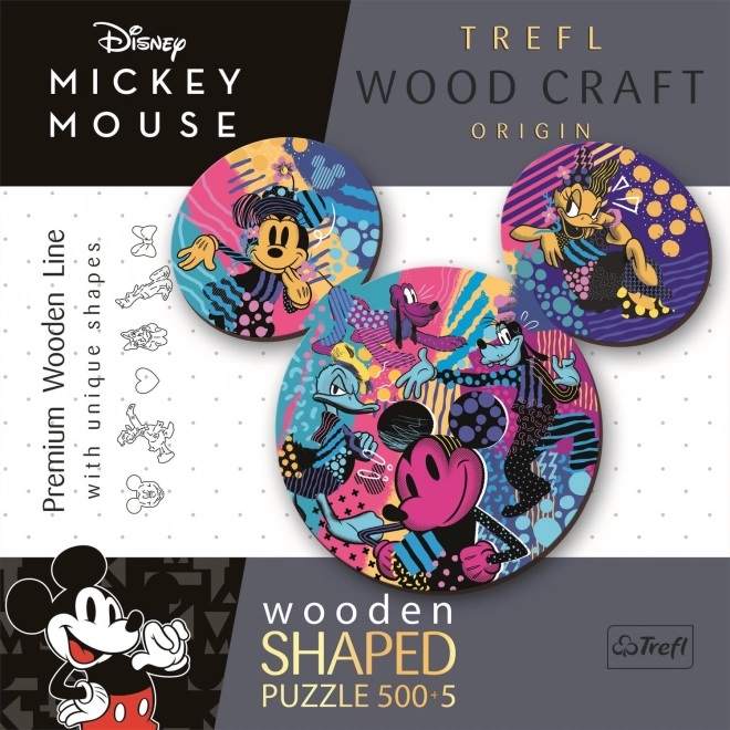 Puzzle Mickey Mouse Wood Craft 505 dielikov