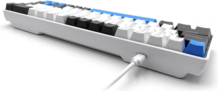 Kompaktný 60 % layout a USB‑C pripojenie